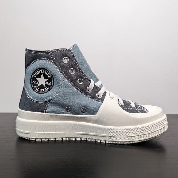 Converse Mens CTAS High Construct Colorblock Tidepool Men's 8.5/Women's 10 - Picture 4 of 11